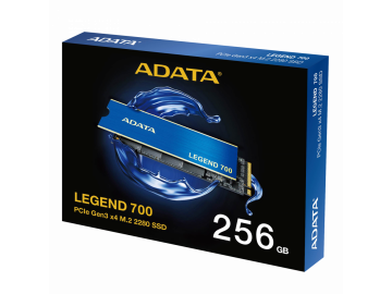 Ổ cứng SSD ADATA Legend 700 256GB NVMe Gen 3x4 (2000MBs/ 1600MBs) - ALEG-700-256GCS - BH 3 Năm