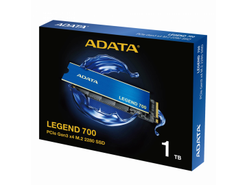 Ổ cứng SSD ADATA Legend 700 1TB NVMe Gen 3x4 (2000MBs/ 1600MBs) - ALEG-700-1TCS - BH 3 Năm