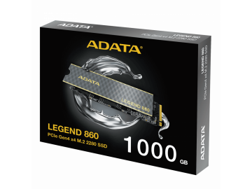 Ổ cứng SSD ADATA Legend 860 PCIe 1TB/2TB Gen4 x4 M.2 2280, (6,000MBS/5,000MBS) - BH 5 Năm